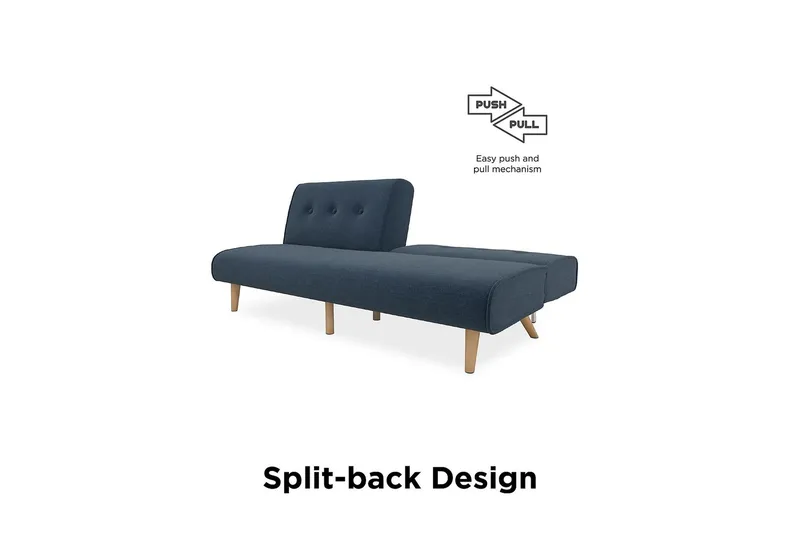 Futon Palm Springs Sininen - Novogratz - Huonekalut - Sohva - Vuodesohva - Futon - Futon sohva