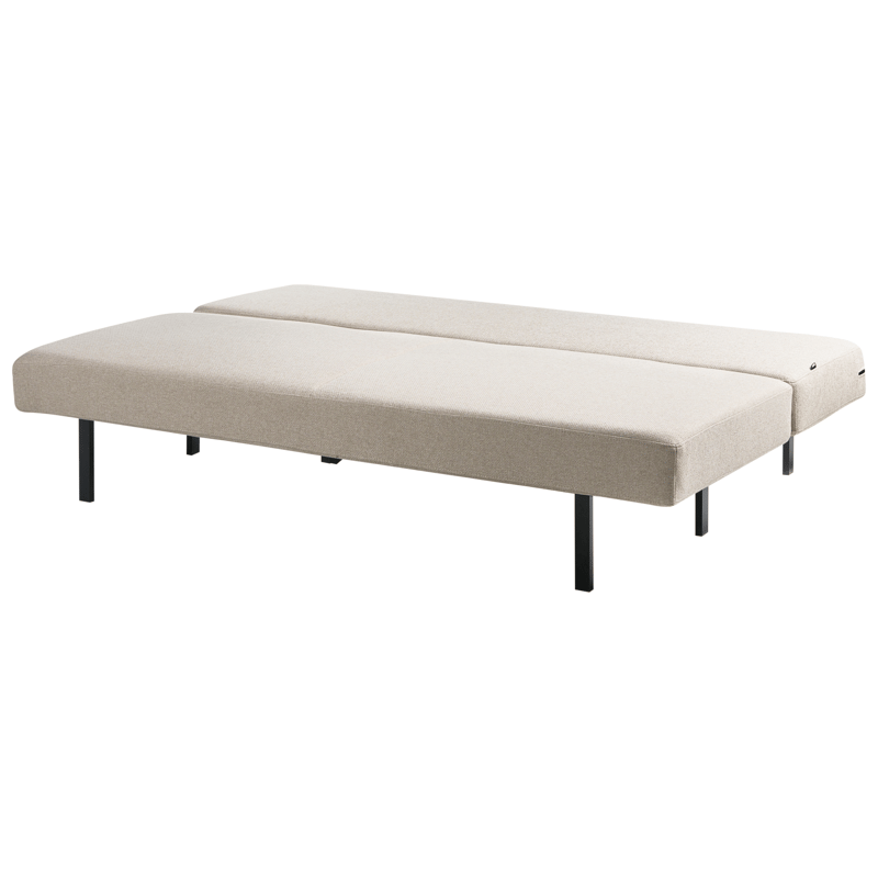 Vuodesohva Roykka - Beige - Huonekalut - Sohva - Vuodesohva - 3 istuttava vuodesohva