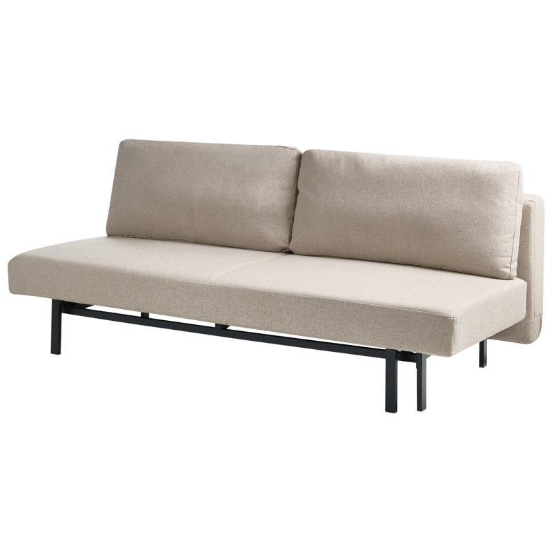 Vuodesohva Roykka - Beige - Huonekalut - Sohva - Vuodesohva - 3 istuttava vuodesohva