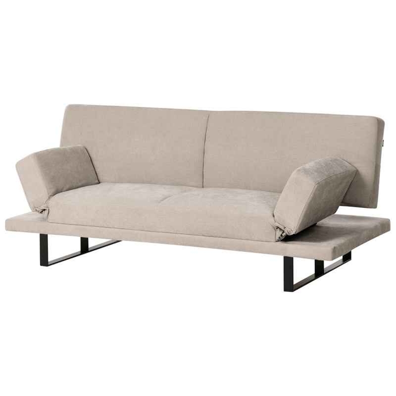 Vuodesohva York Chenille - Vaalea beige - Huonekalut - Sohva - Vuodesohva - 2 istuttava vuodesohva