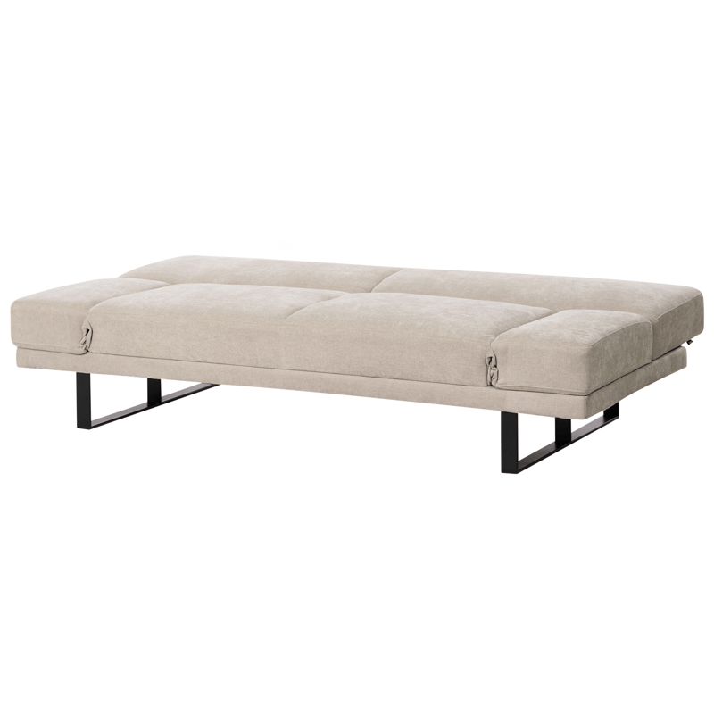 Vuodesohva York Chenille - Vaalea beige - Huonekalut - Sohva - Vuodesohva - 2 istuttava vuodesohva