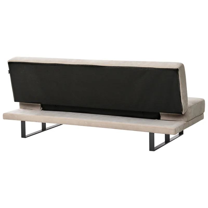Vuodesohva York Chenille - Vaalea beige - Huonekalut - Sohva - Vuodesohva - 2 istuttava vuodesohva