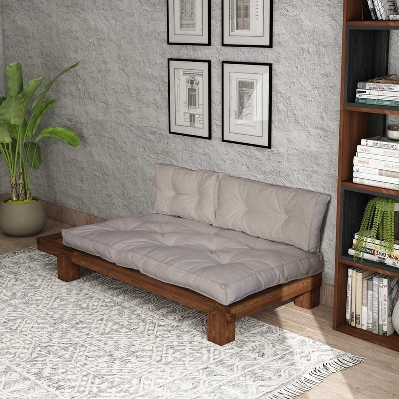 Fynros 2-istuttava Vuodesohva - Beige - Huonekalut - Sohva - Vuodesohva