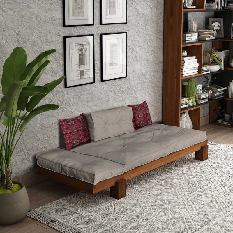 Fynros 2-istuttava Vuodesohva - Beige/Luonnonväri - Huonekalut - Sohva - Vuodesohva