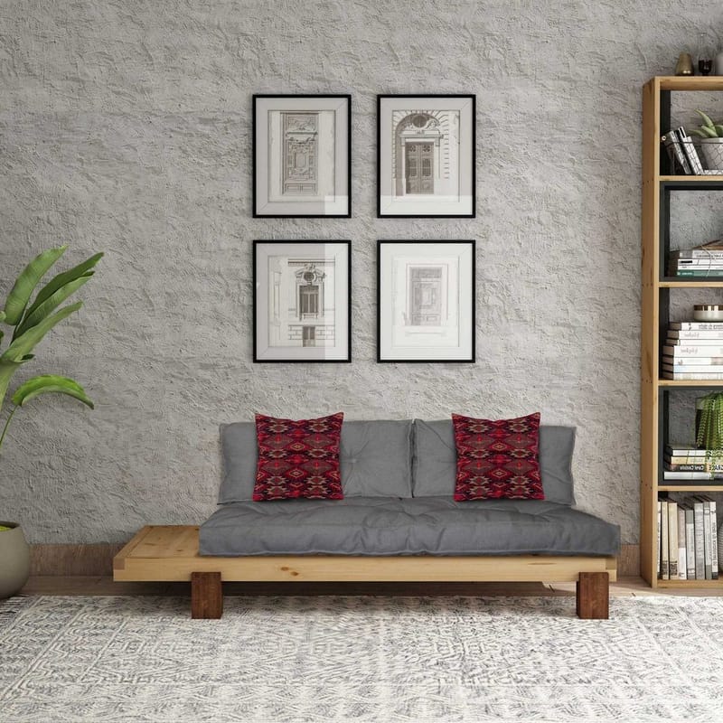 Fynros 2-istuttava Vuodesohva - Harmaa - Huonekalut - Sohva - Vuodesohva