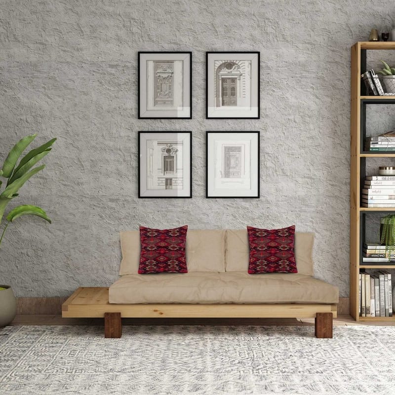 Fynros 2-istuttava Vuodesohva - Luonnonväri - Huonekalut - Sohva - Vuodesohva