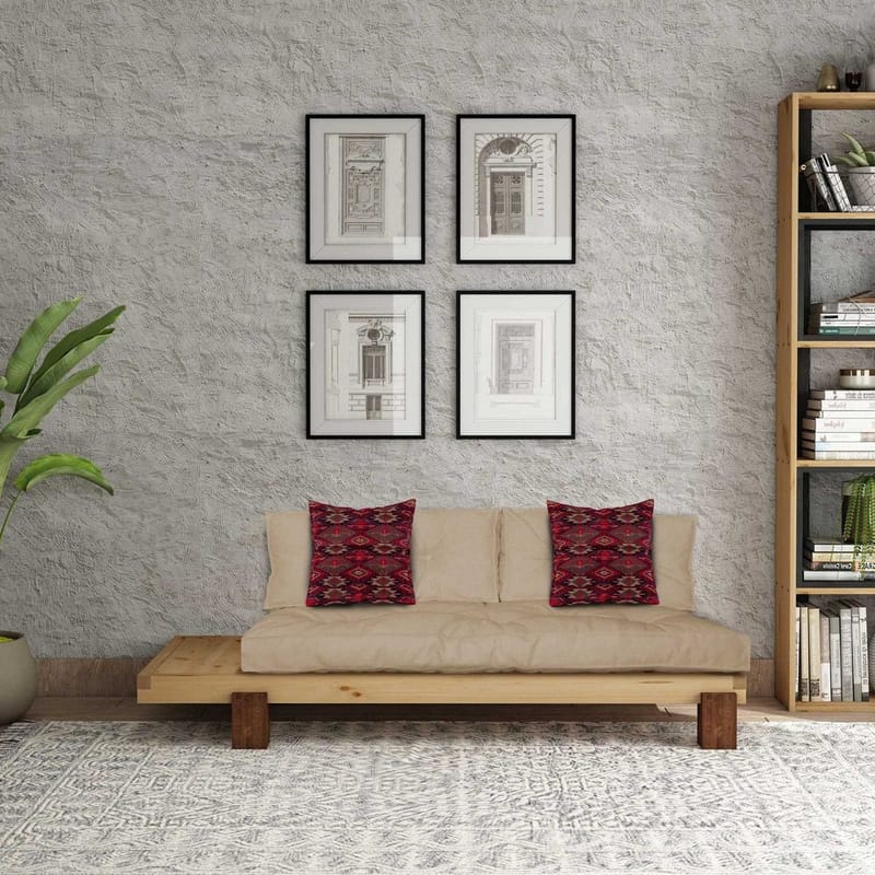 Fynros 2-istuttava Vuodesohva - Luonnonväri - Huonekalut - Sohva - Vuodesohva