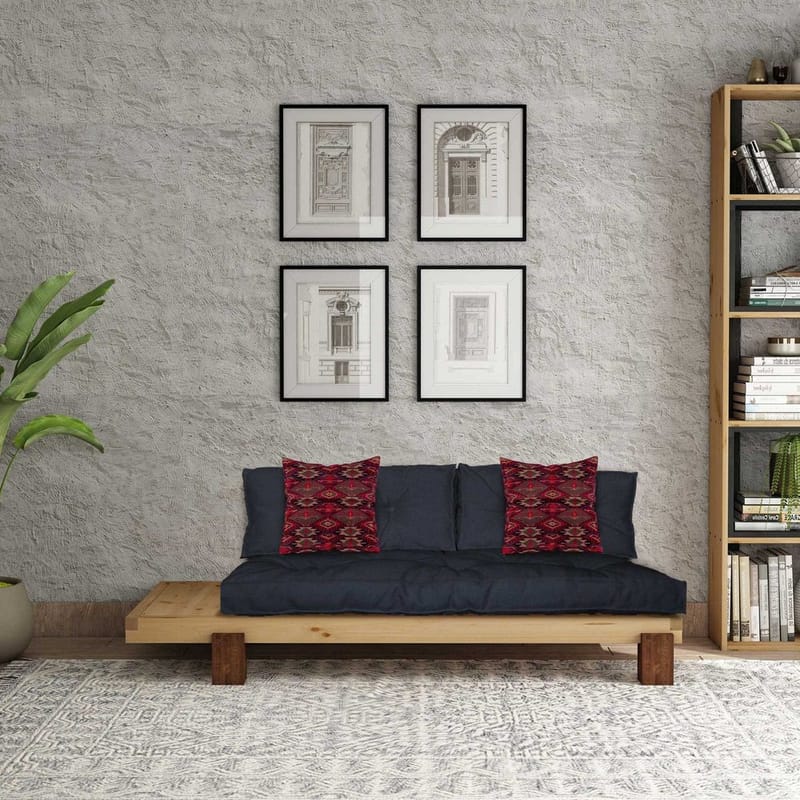 Fynros 2-istuttava Vuodesohva - Luonnonväri/Antrasiitti - Huonekalut - Sohva - Vuodesohva