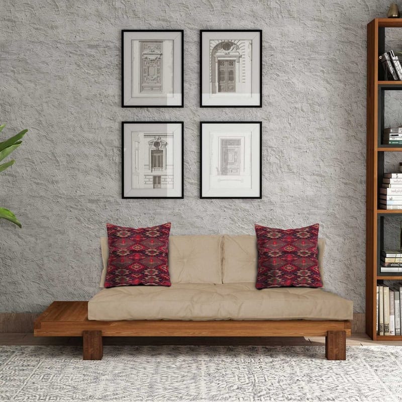 Fynros 2-istuttava Vuodesohva - Luonnonväri/Vaaleanruskea - Huonekalut - Sohva - Vuodesohva