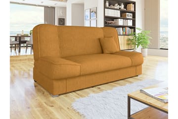 Gabi 4-istuttava sohvasänky 175x80x80 cm säilytystilalla kangasta - Keltainen - Huonekalut - Sohva - Vuodesohva