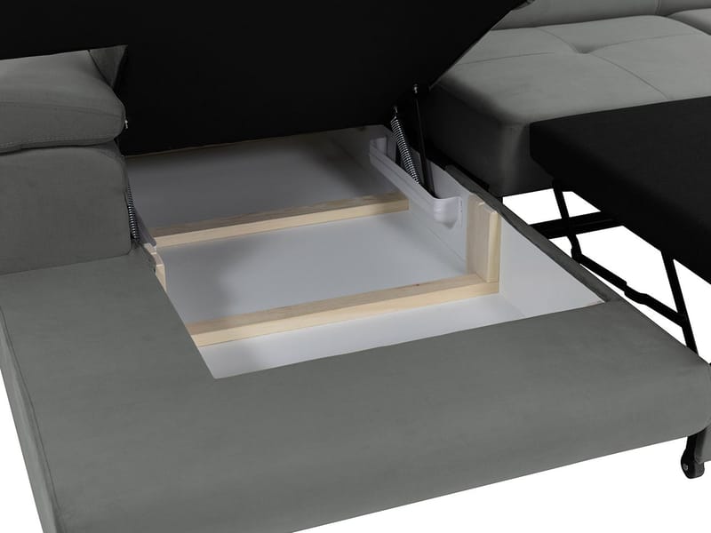 Gabina 3-istuttava vuodesohva divaanilla - beige - Huonekalut - Sohva - Vuodesohva