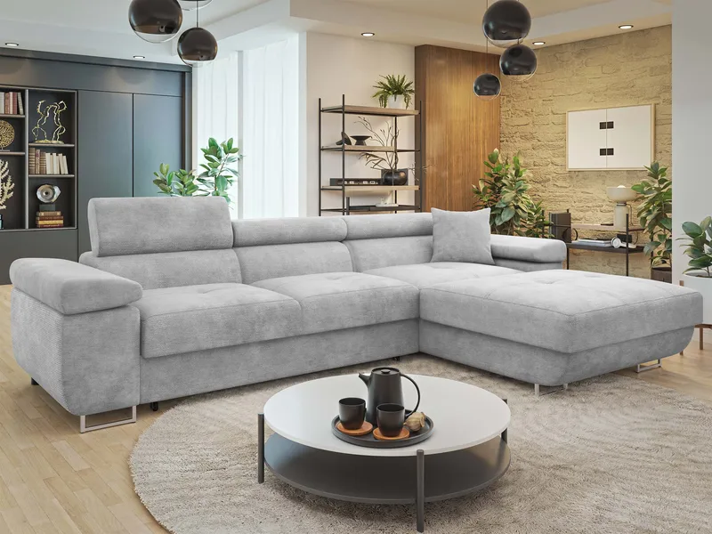 Gabina 3-istuttava vuodesohva divaanilla - harmaa - Huonekalut - Sohva - Vuodesohva