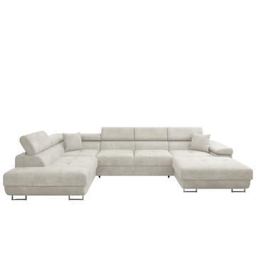 Gabina 5-istuttava U-muotoinen vuodesohva divaanilla ja šezlongilla