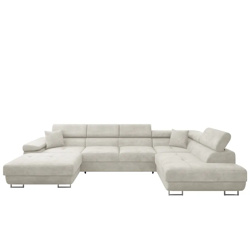 Gabina 5-istuttava U-muotoinen vuodesohva divaanilla ja šezlongilla - Lumo 55 - Huonekalut - Sohva - Vuodesohva