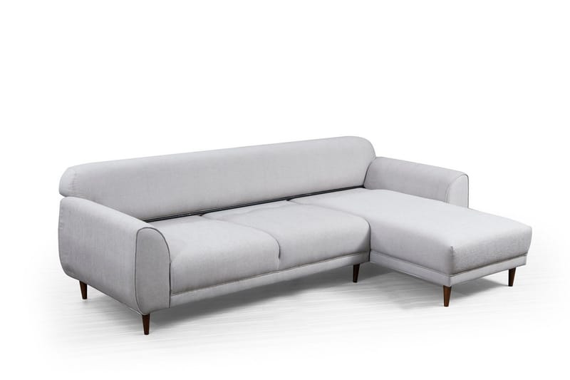 Gajanejos 5-istuttava oikeanpuoleinen l-muotoinen vuodesohva 87x237 cm kangasta - Beige - Huonekalut - Sohva - Vuodesohva