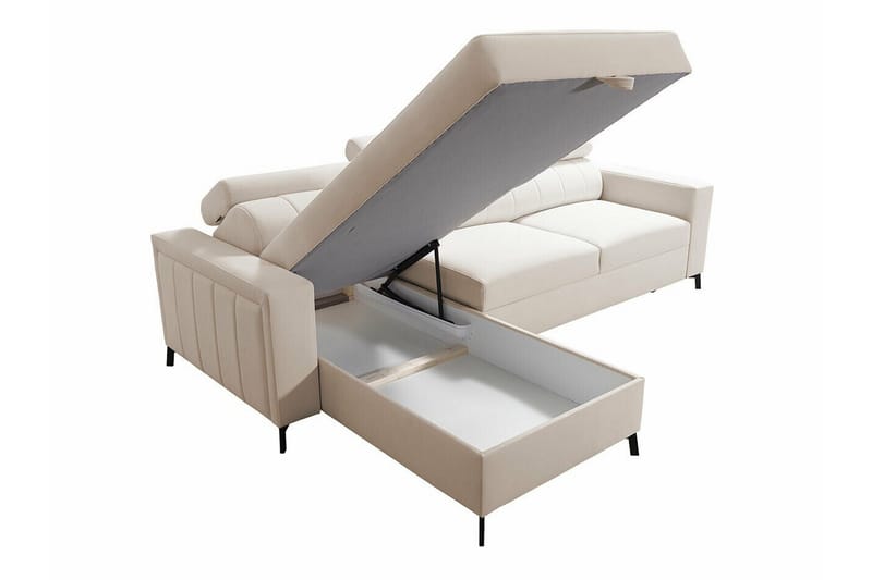 Galbally 3-sits Hörnbäddsoffa Dark brown - Huonekalut - Sohva - Vuodesohva