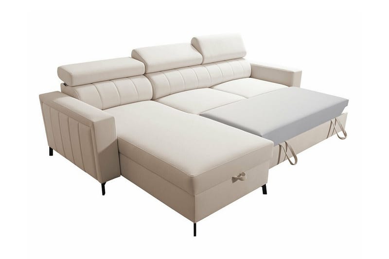 Galbally 3-sits Hörnbäddsoffa NO_BRAND Dark grey - Huonekalut - Sohva - Vuodesohva