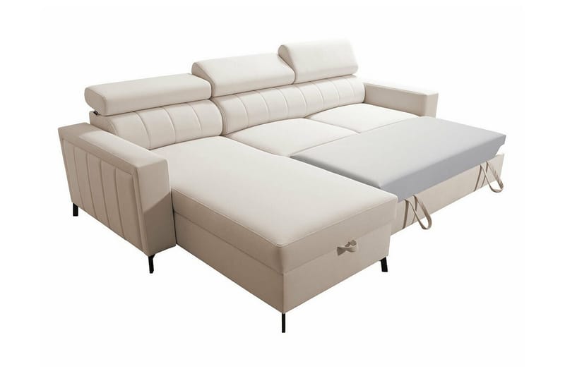 Galbally 3-sits Hörnbäddsoffa Pink - Huonekalut - Sohva - Vuodesohva