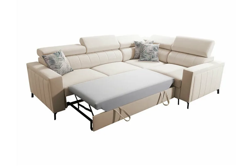 Galbally 3-sits Hörnbäddsoffa Pink - Huonekalut - Sohva - Vuodesohva