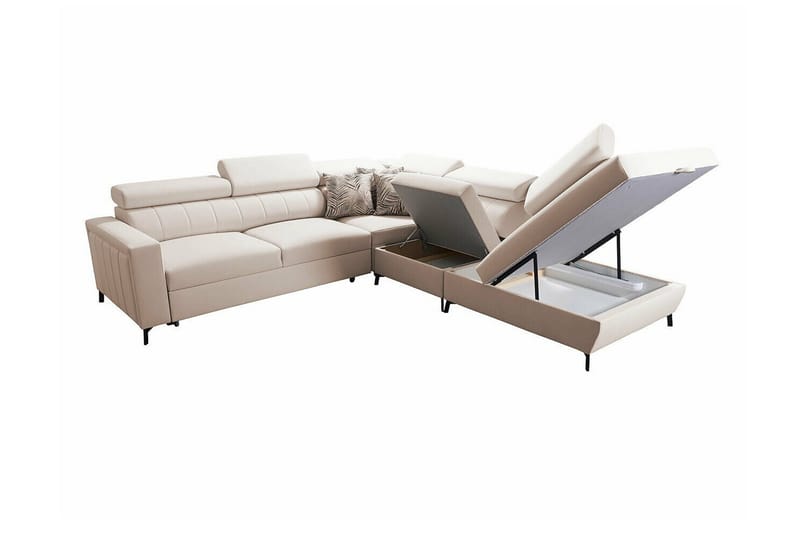 Galbally 4-sits Hörnbäddsoffa Dark blue - Huonekalut - Sohva - Vuodesohva