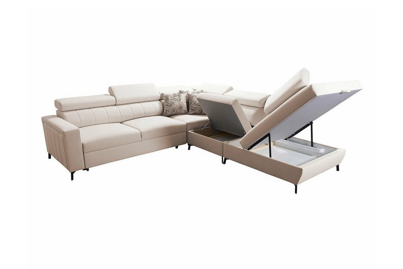 Galbally 4-sits Hörnbäddsoffa NO_BRAND Dark blue - Huonekalut - Sohva - Vuodesohva