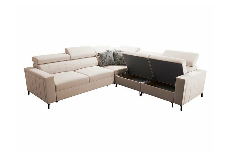 Galbally 4-sits Hörnbäddsoffa NO_BRAND Dark blue - Huonekalut - Sohva - Vuodesohva