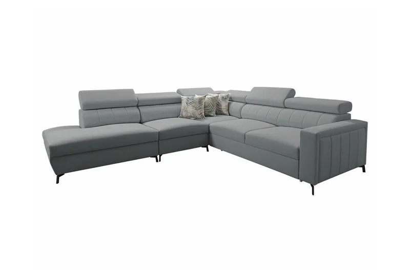Galbally 4-sits Hörnbäddsoffa NO_BRAND Grey - Huonekalut - Sohva - Vuodesohva