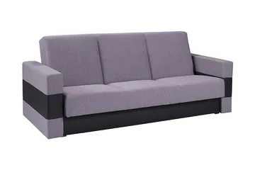 Gordia Vuodesohva 222x88x89 cm - Harmaa - Huonekalut - Sohva - Vuodesohva - 3 istuttava vuodesohva