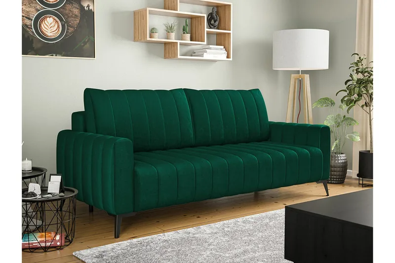 Graystone 2-sits Bäddsoffa NO_BRAND Dark green - Huonekalut - Sohva - Vuodesohva