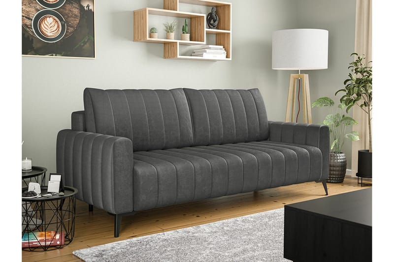 Graystone 2-sits Bäddsoffa NO_BRAND Dark grey - Huonekalut - Sohva - Vuodesohva