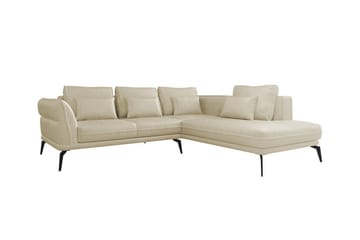 Graystone 4-sits Hörnbäddsoffa beige - Huonekalut - Sohva - Divaanisohva - 4 istuttava sohva divaanilla