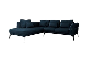 Graystone 4-sits Hörnbäddsoffa Dark blue - Huonekalut - Sohva - Divaanisohva - 4 istuttava sohva divaanilla