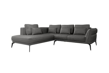 Graystone 4-sits Hörnbäddsoffa Dark grey - Huonekalut - Sohva - Divaanisohva - 4 istuttava sohva divaanilla