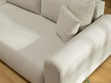 Handda 3-istuttava vuodesohva divaanilla - beige - Huonekalut - Sohva - Vuodesohva