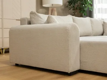 Handda 3-istuttava vuodesohva divaanilla - beige - Huonekalut - Sohva - Vuodesohva