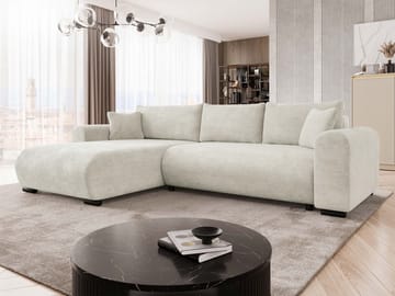 Handda 3-istuttava vuodesohva divaanilla - beige - Huonekalut - Sohva - Vuodesohva