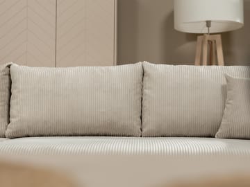 Handda 4-istuttava vuodesohva divaanilla, vasen - Beige - Huonekalut - Sohva - Vuodesohva