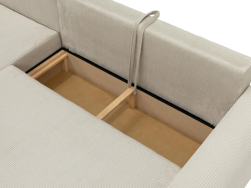 Handda 4-istuttava vuodesohva divaanilla, vasen - Beige - Huonekalut - Sohva - Vuodesohva