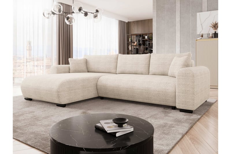 Handda Vuodesohva 3-Istuttavalla Divaanilla - Beige - Huonekalut - Sohva - Vuodesohva