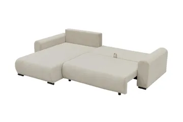 Handda Vuodesohva Divaanilla 3-istuttava Bouclé - Beige - Huonekalut - Sohva - Vuodesohva
