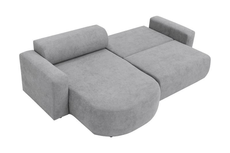 Hanish Vuodesohva Divaanilla 3-istuttava Plyysi - Beige - Huonekalut - Sohva - Vuodesohva
