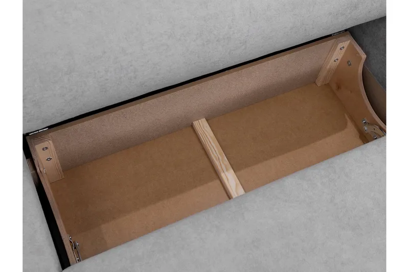 Hanish Vuodesohva Divaanilla 3-istuttava Plyysi - Beige - Huonekalut - Sohva - Vuodesohva