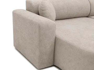 Hanish Vuodesohva kaksoisdivaanilla 5istuttava - Beige - Huonekalut - Sohva - Vuodesohva