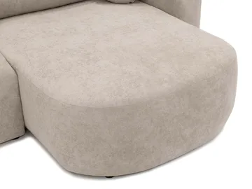 Hanish Vuodesohva kaksoisdivaanilla 5istuttava - Beige - Huonekalut - Sohva - Vuodesohva
