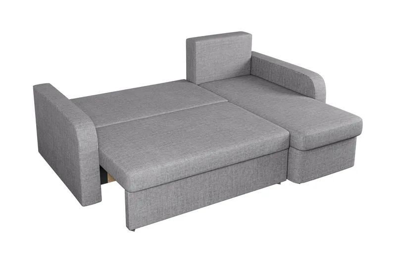 Hardev Vuodesohva Divaanilla 3-istuttava - Harmaa - Huonekalut - Sohva - Vuodesohva