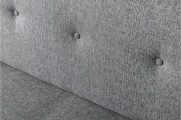 Hetalia 3-istuttava vuodesohva 102x180 cm kankaalla - Harmaa - Huonekalut - Sohva - Vuodesohva - 3 istuttava vuodesohva