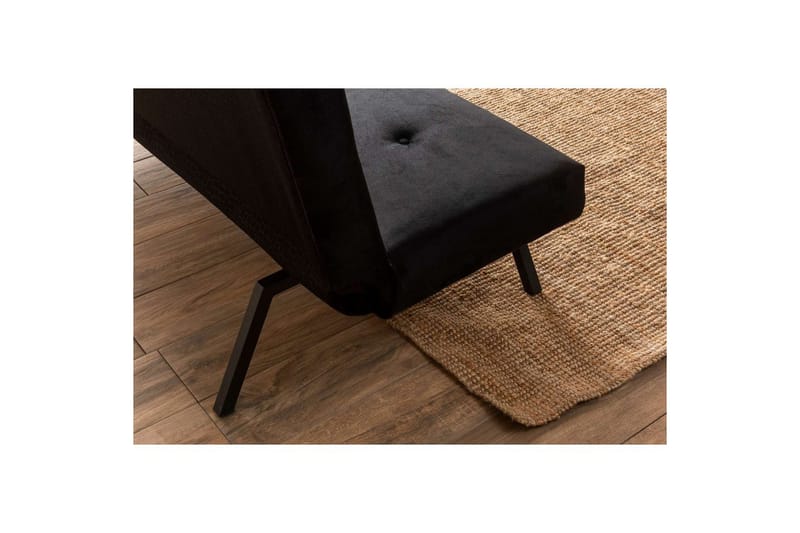 Hetalia Vuodesohva 3-sits - Musta - Huonekalut - Sohva - Vuodesohva - 3 istuttava vuodesohva