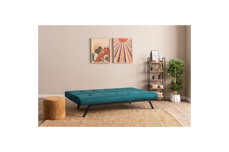 Hetalia Vuodesohva 3-sits - Sininen - Huonekalut - Sohva - Vuodesohva - 3 istuttava vuodesohva