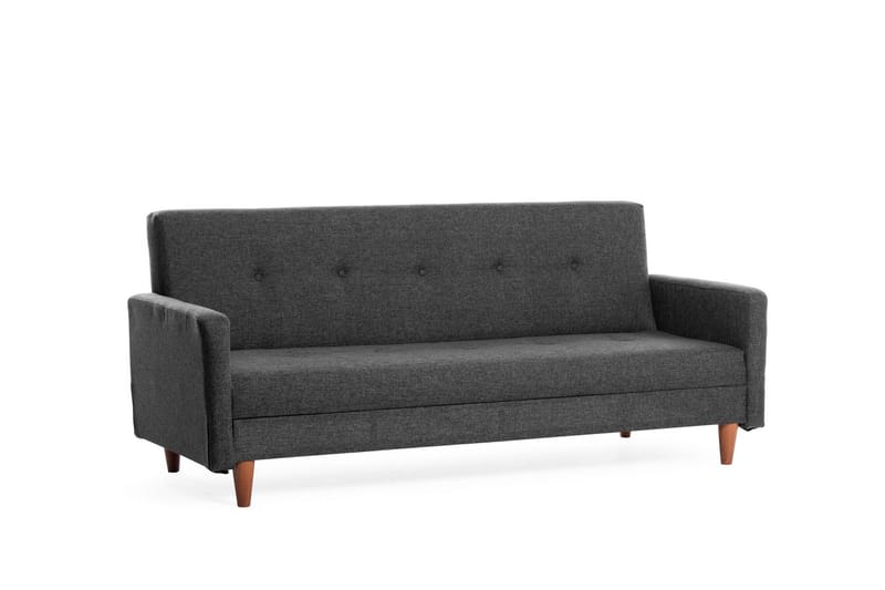 Hiko 3-istuttava vuodesohva 102x180 cm kangas - Antrasiitti - Huonekalut - Sohva - Vuodesohva - 3 istuttava vuodesohva