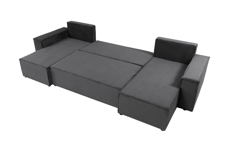 Hobson Vuodesohva Tupladivaanilla 4-istuttava Plyysi - Valkoinen - Huonekalut - Sohva - Vuodesohva